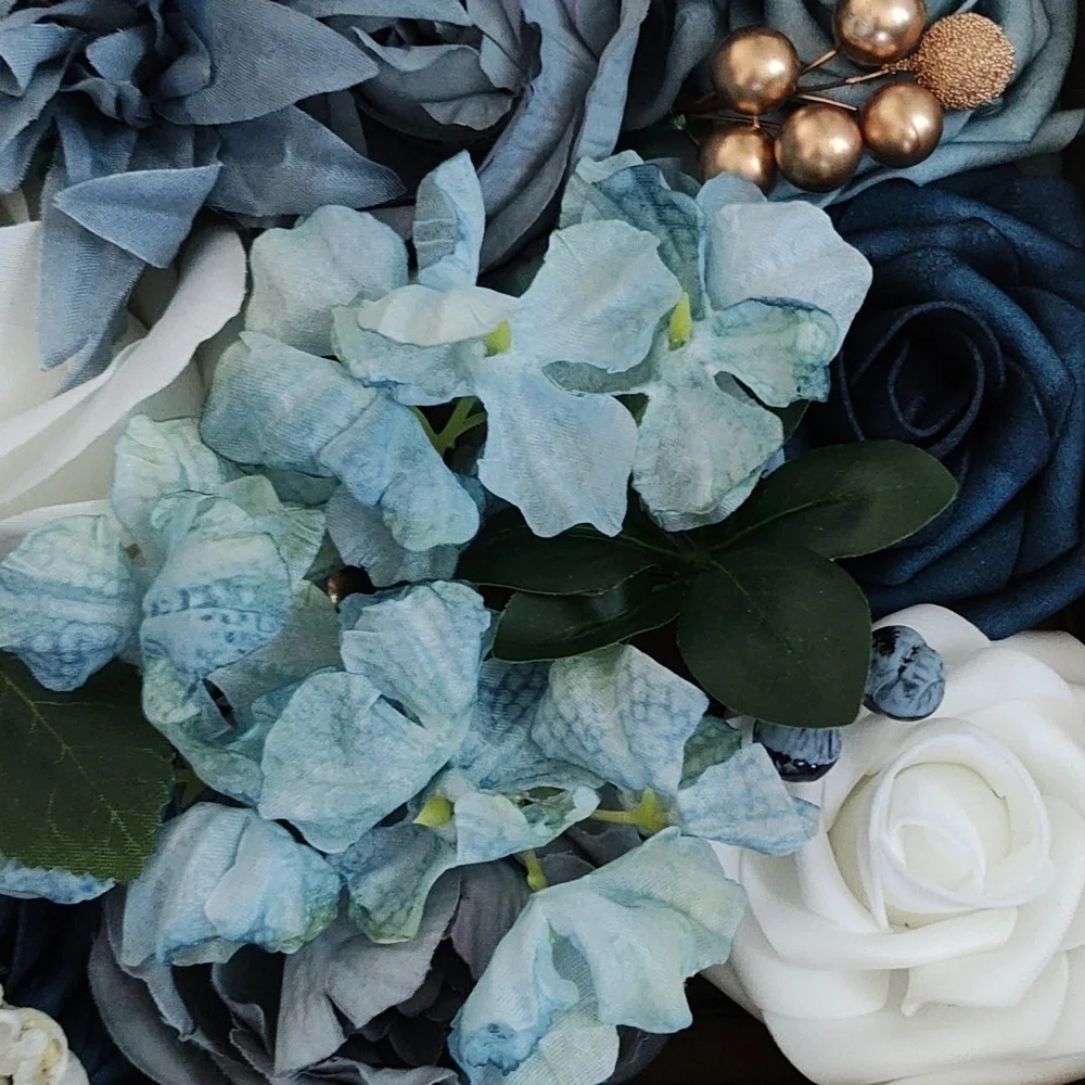 New Elegant Blue and White Floral Arrangement